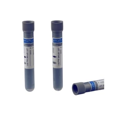Tubo p/ coleta de sangue c/ reagente fluoreto de sódio 3mL 13x75mm 50und/rack Vacuplast