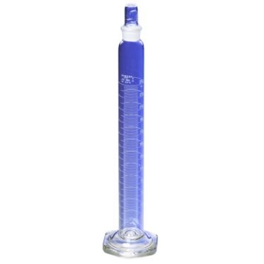 Proveta escala única astm e 1272/542 c/ tampa de vidro st16 calibrada a conter 100mL 8und/cx Pyrex