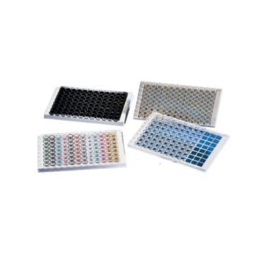 Microplaca em tiras (1x8 poços) p/ cultivo celular (sem tampa) 96 poços fundo plano 100und/cx Stripwell™ Corning
